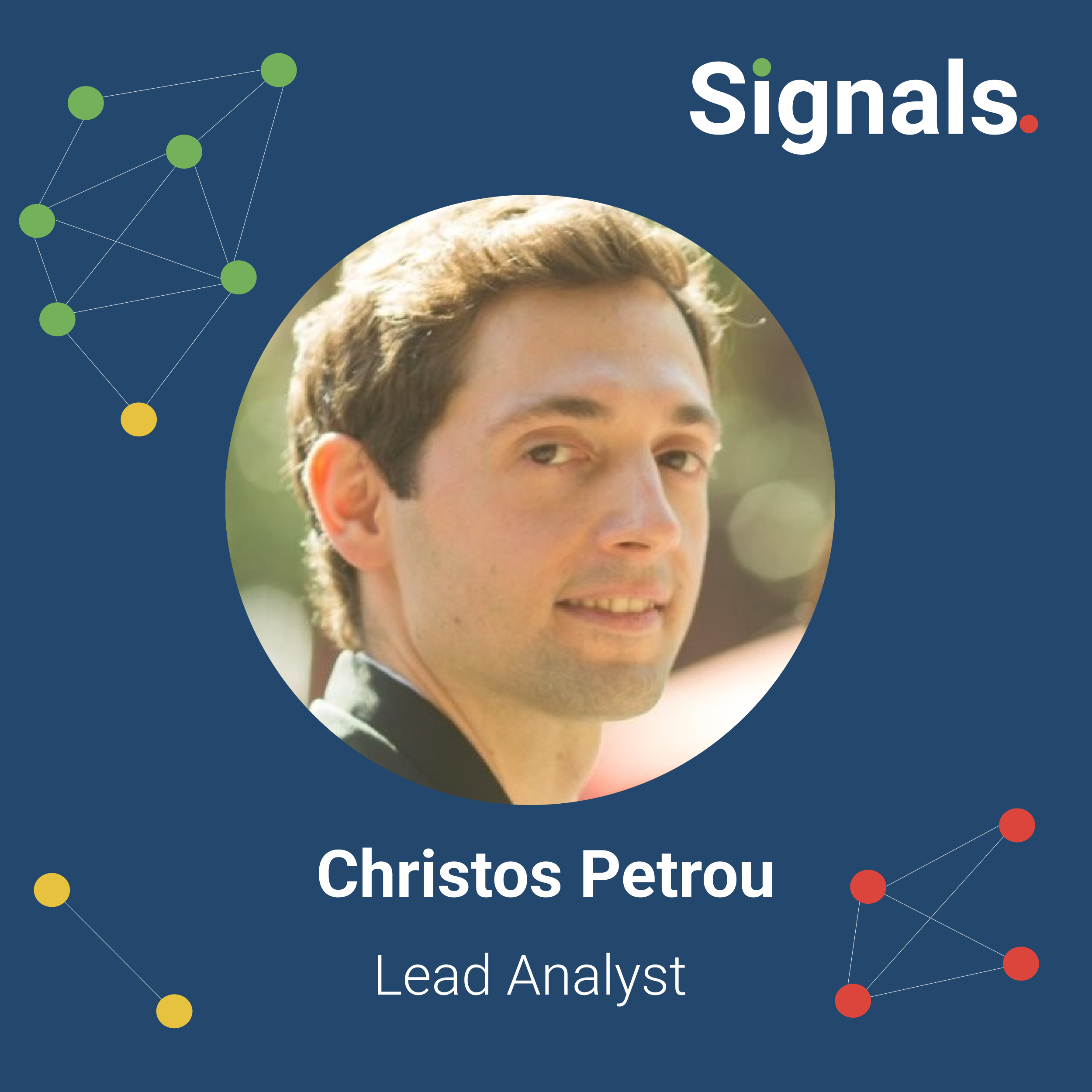 Christos Petrou joins Signals as Lead Analyst