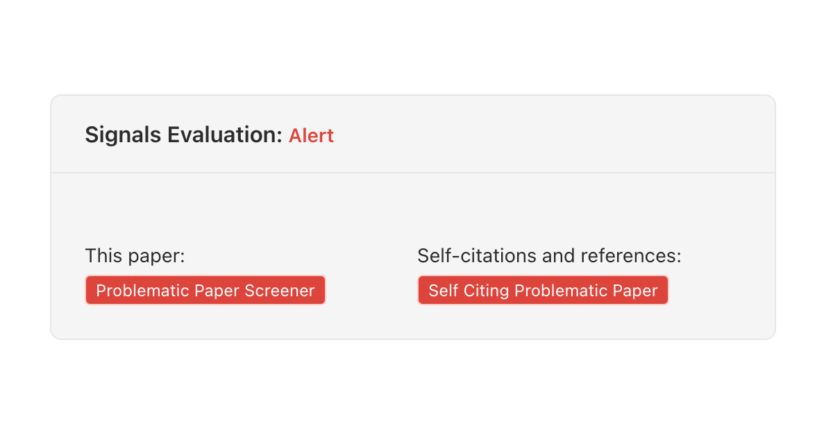 Problematic Paper Screener: a new signal to help protect research integrity